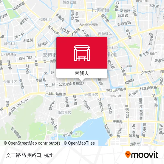 文三路马塍路口地图