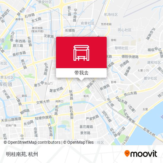 明桂南苑地图