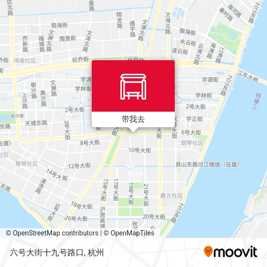 六号大街十九号路口地图