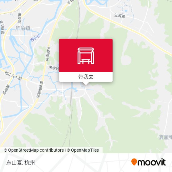 东山夏地图