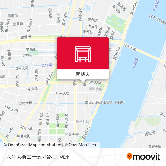 六号大街二十五号路口地图