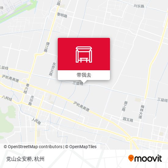 党山众安桥地图