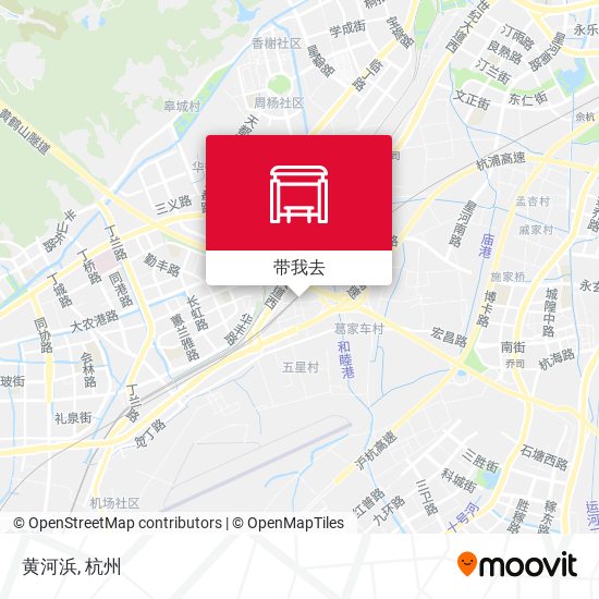 黄河浜地图