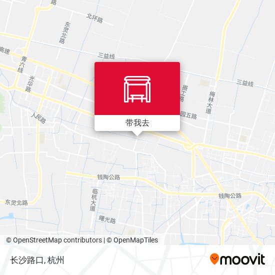 长沙路口地图