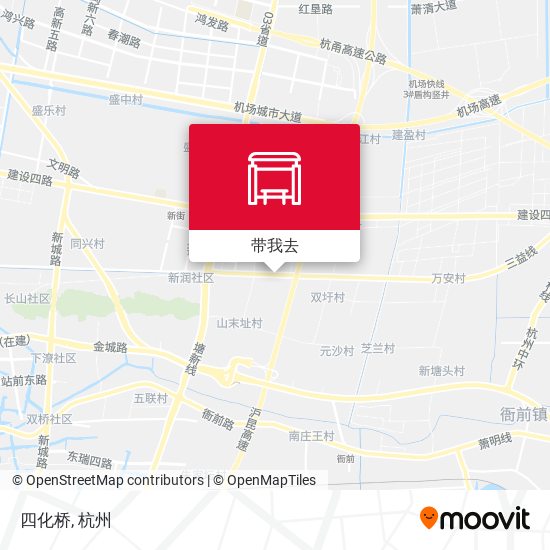 四化桥地图