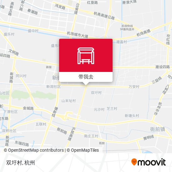 双圩村地图