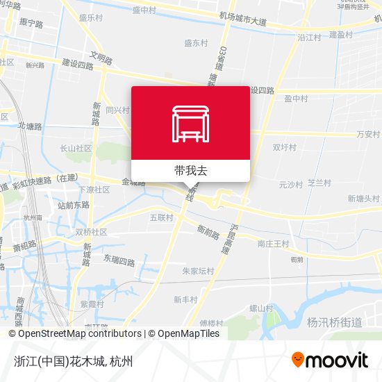 浙江(中国)花木城地图