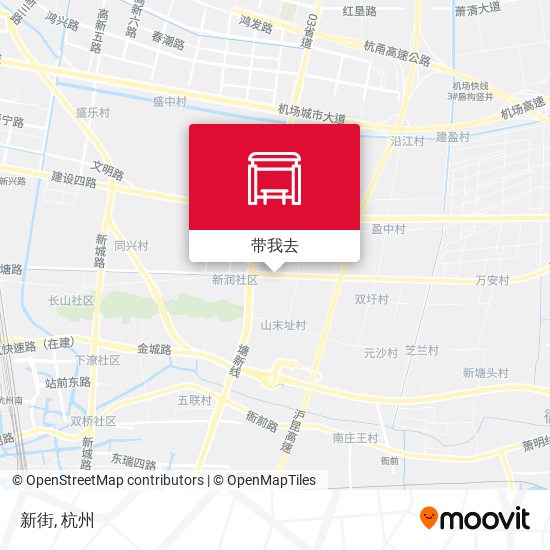 新街地图