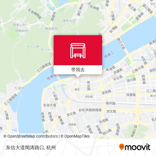 东信大道闻涛路口地图