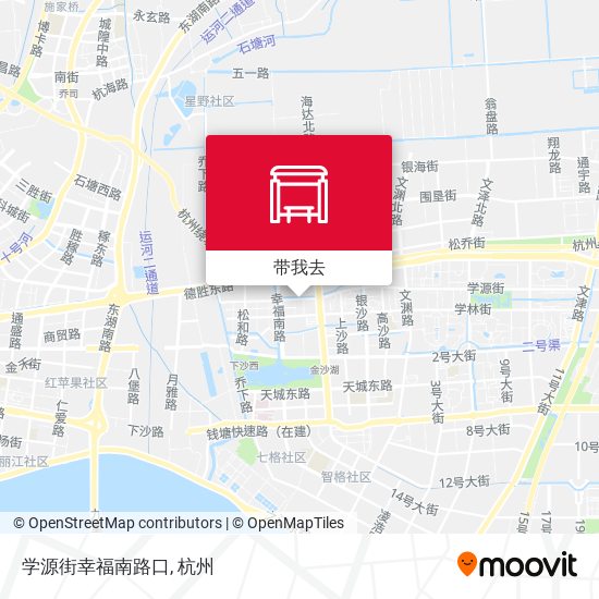 学源街幸福南路口地图