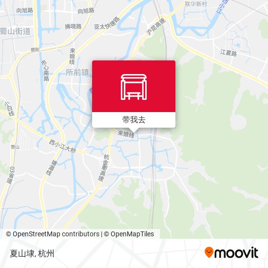 夏山埭地图