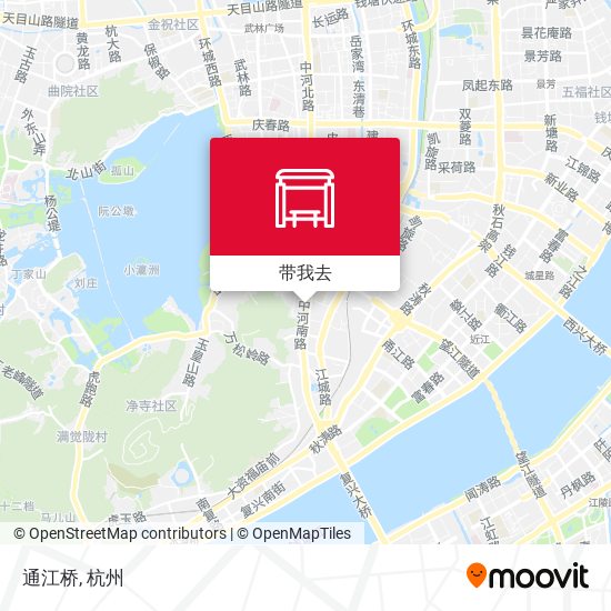 通江桥地图