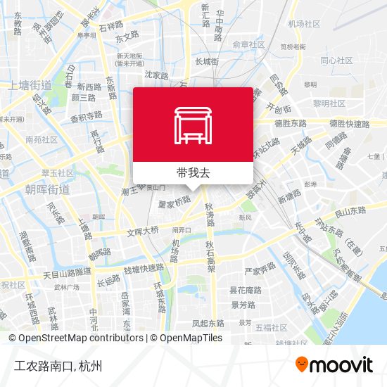 工农路南口地图