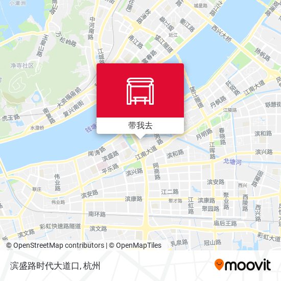 滨盛路时代大道口地图