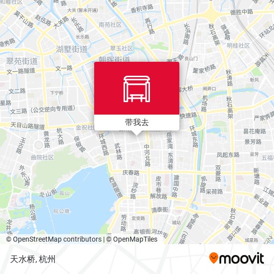 天水桥地图