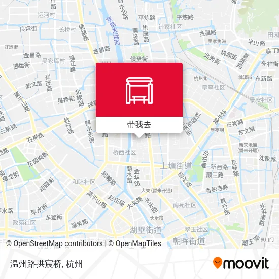 温州路拱宸桥地图