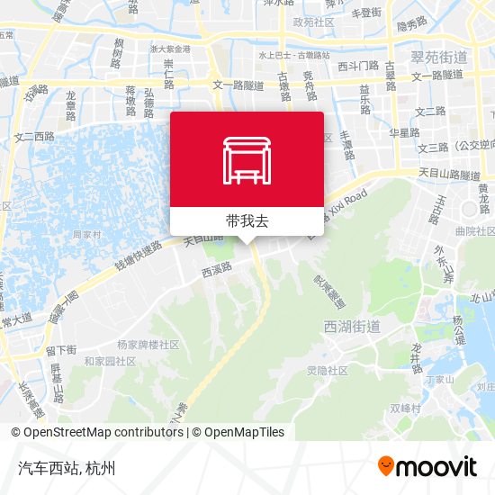 汽车西站地图