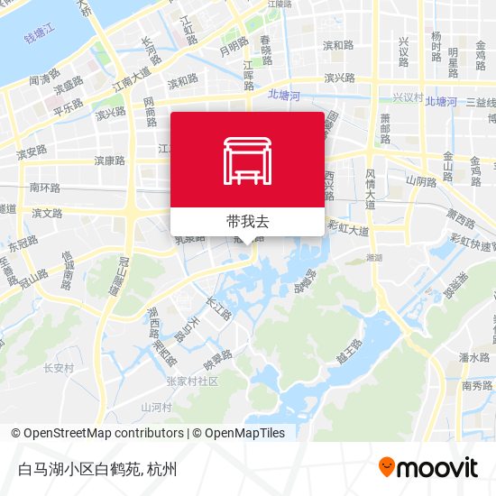 白马湖小区白鹤苑地图