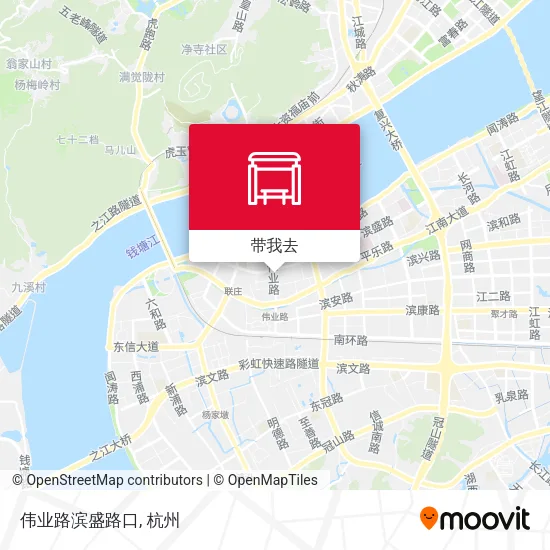 伟业路滨盛路口地图