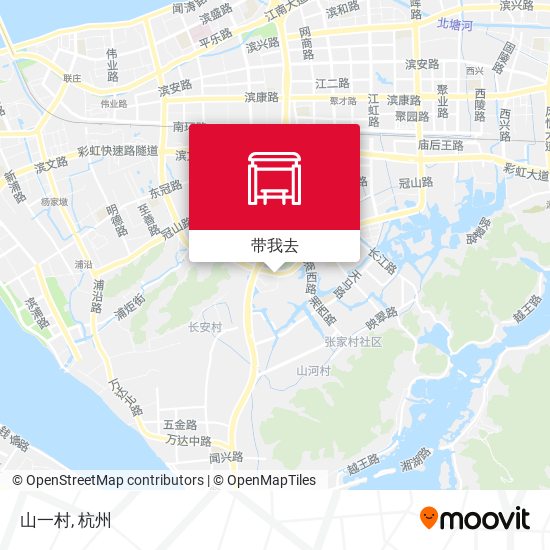 山一村地图