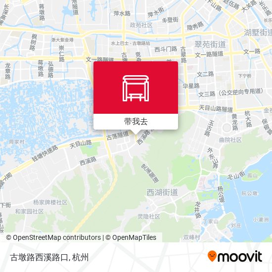 古墩路西溪路口地图