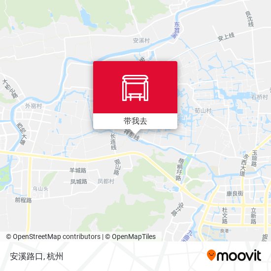安溪路口地图