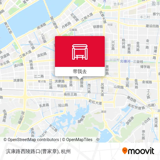 滨康路西陵路口(曹家章)地图