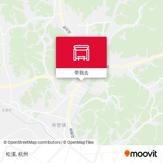 松溪地图