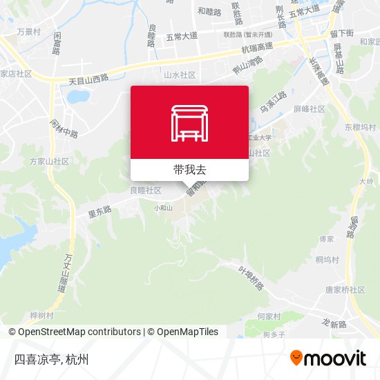 四喜凉亭地图