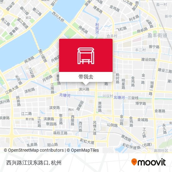 西兴路江汉东路口地图