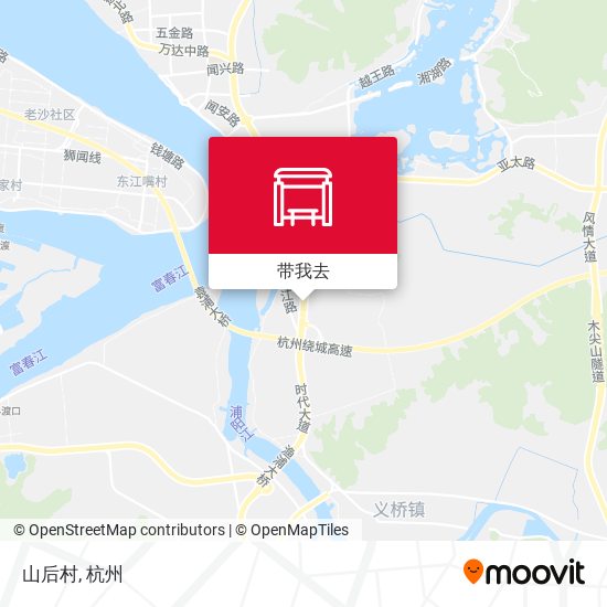 山后村地图