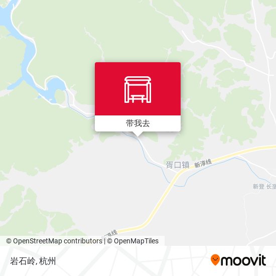 岩石岭地图