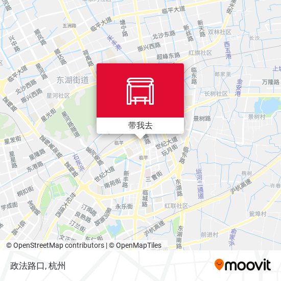 政法路口地图