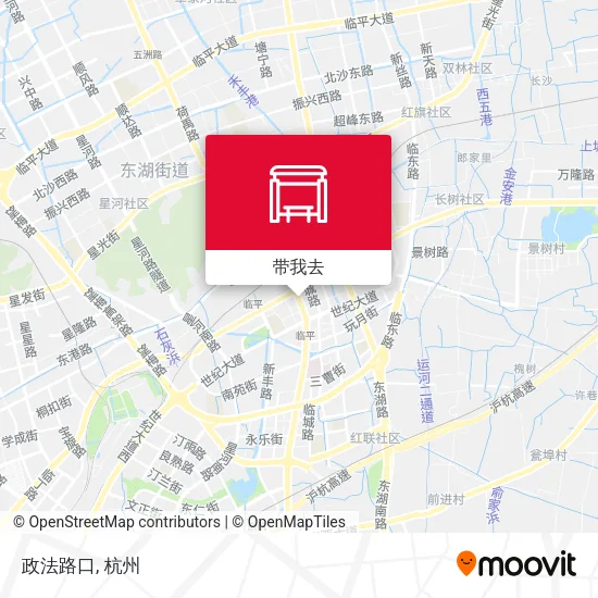 政法路口地图