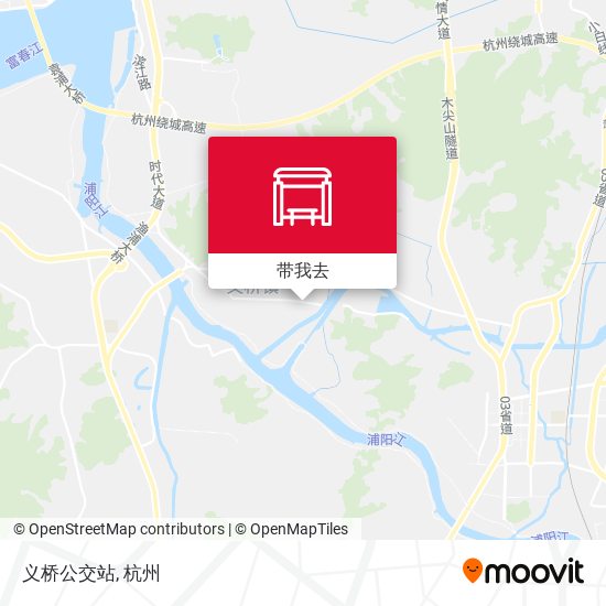 义桥公交站地图