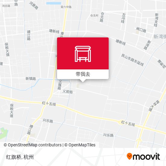 红旗桥地图