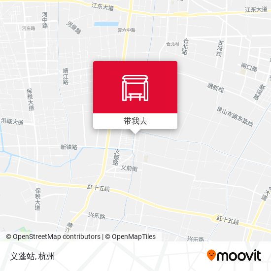 义蓬站地图
