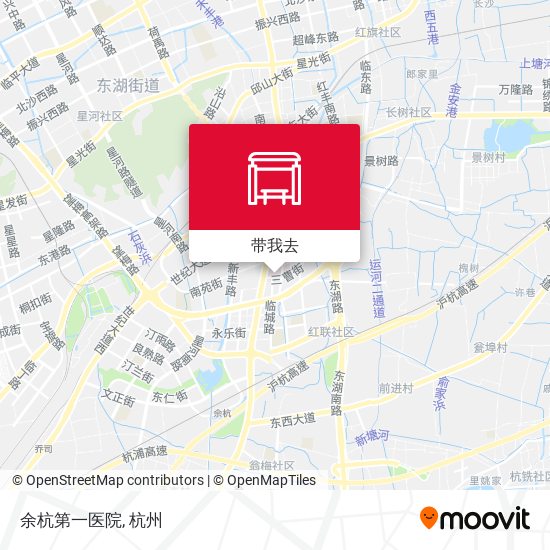 余杭第一医院地图