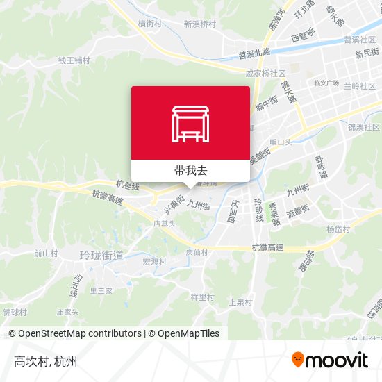 高坎村地图