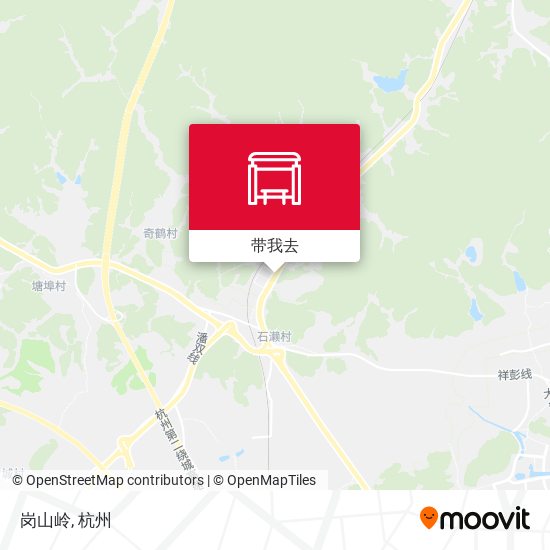 岗山岭地图