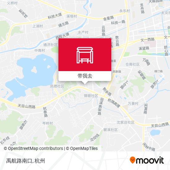 禹航路南口地图