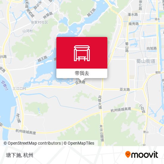 塘下施地图