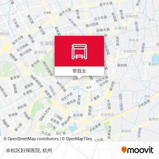 余杭区妇保医院地图