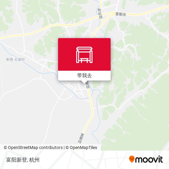 富阳新登地图