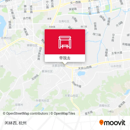 闲林西地图