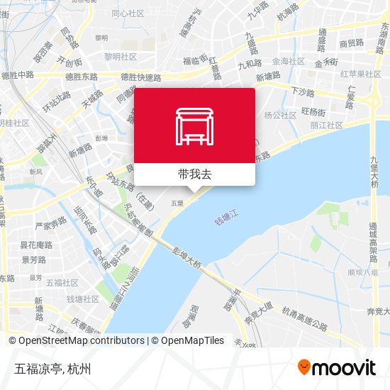 五福凉亭地图