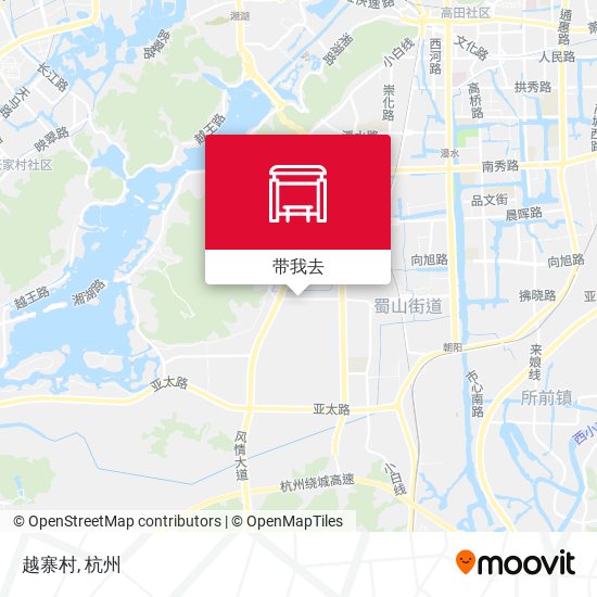 越寨村地图