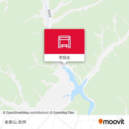 俞家山地图