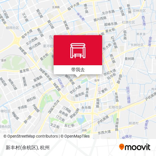 新丰村(余杭区)地图