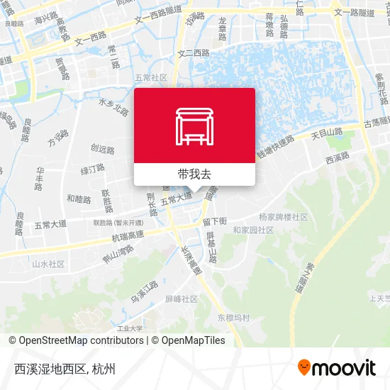 西溪湿地西区地图